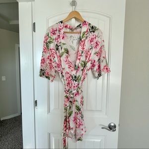 MUMU Floral Robe